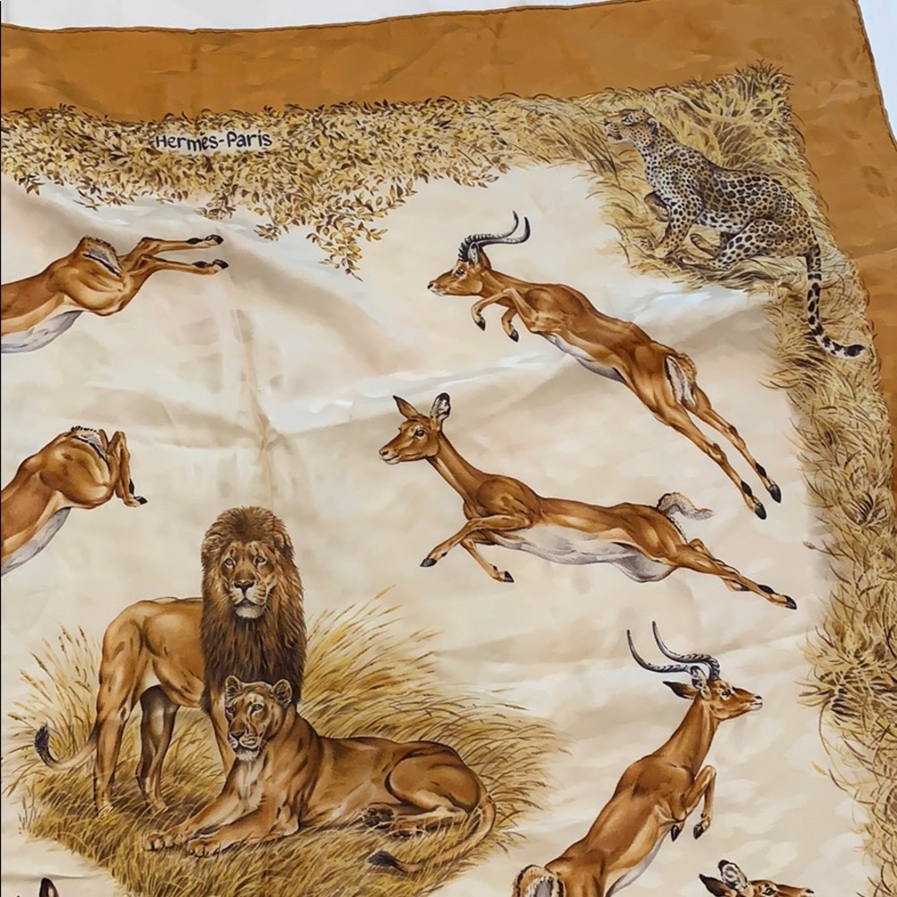 Vintage Hermés Kenya Scarf - Picture 9 of 11